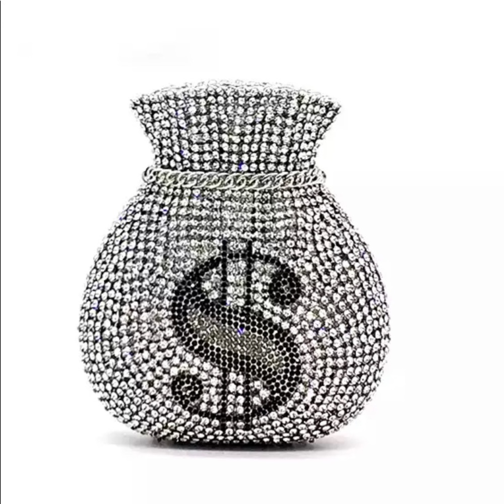 Money Bag Clutch/Wristlet